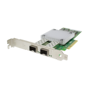 Fiberend 10G SFP+ 2-port PCIe with Broadcom BCM57810S front-view